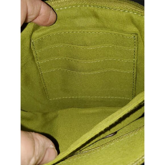 A Relic Crossbody Purse Olive Green Organizer Cottage Core Retro Adjustable - Picture 13 of 13
